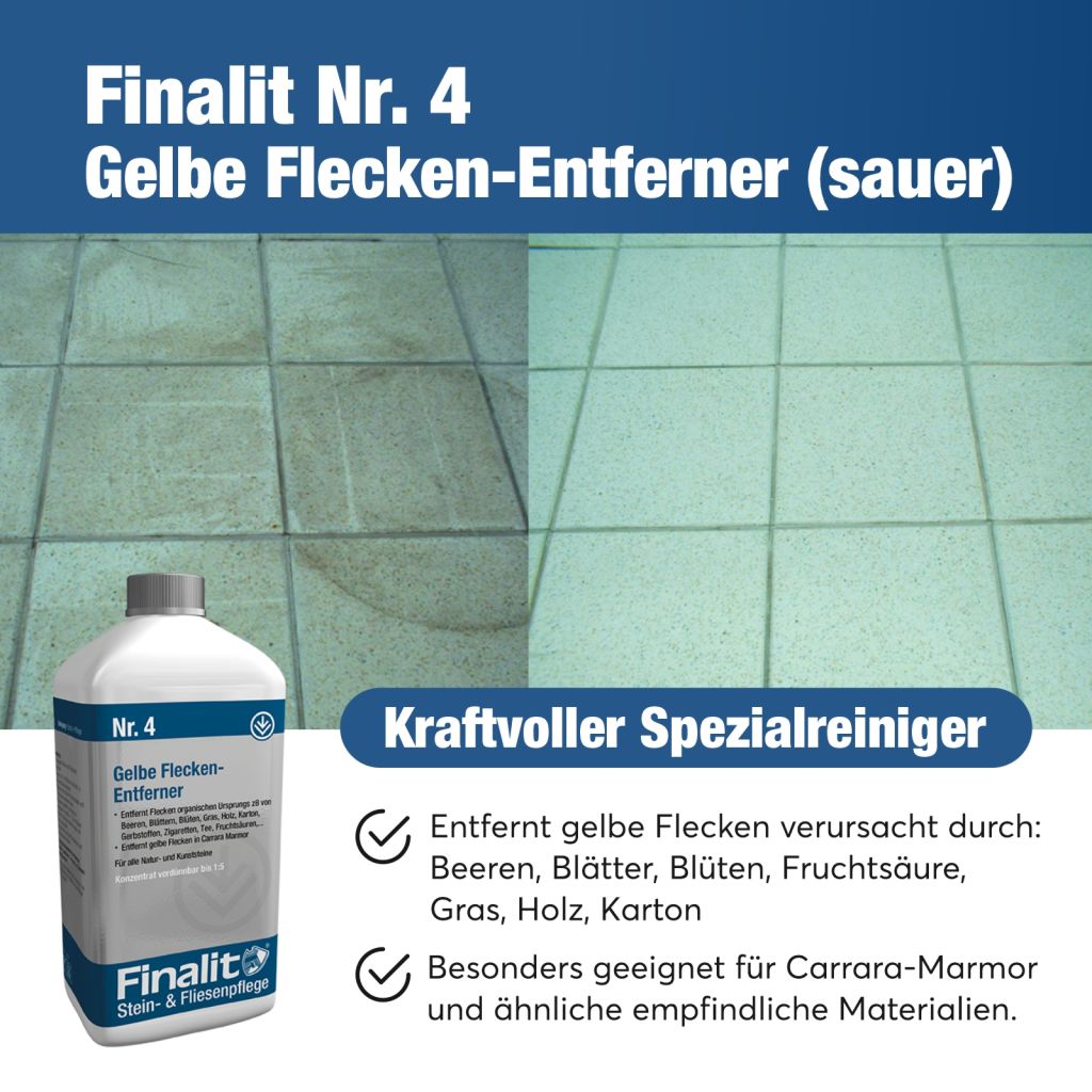 Finalit Nr. 4 Gelbe Flecken-Entferner (sauer)