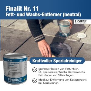 Kraftvoller Spezialreiniger: Entfernt mühelos Fett, Milch, Öl, Speisereste, Wachs, Kerzenwachs und Fettränder von Silikonfugen.