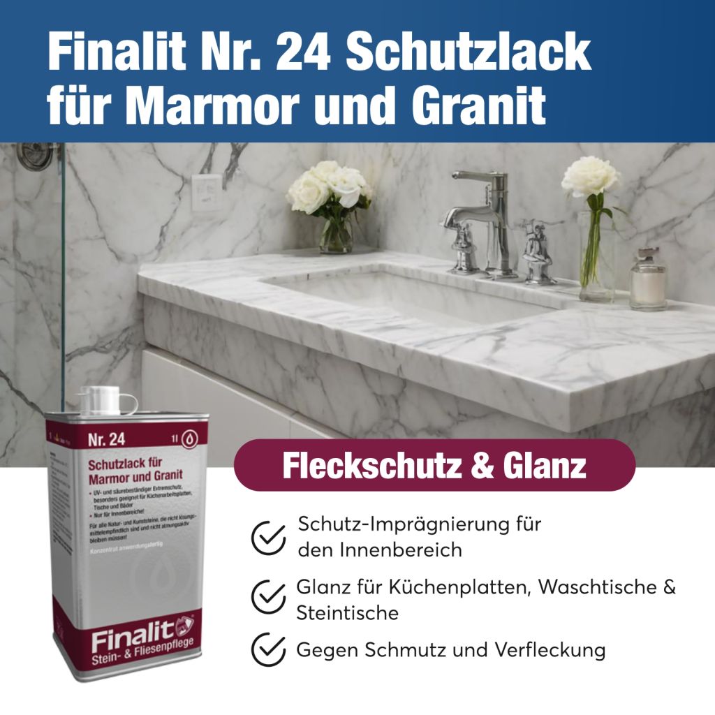 Finalit Nr. 24 Schutzlack für Marmor und Granit