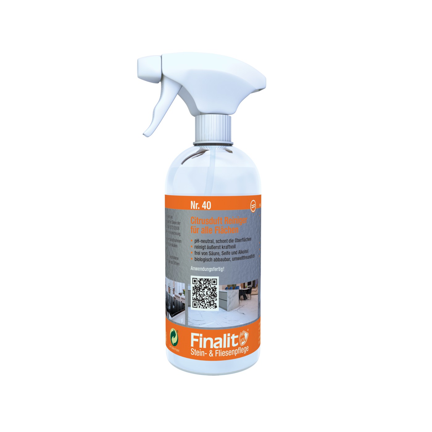 Finalit Nr. 40 Citrusduft Reiniger Sprühflasche (ph-neutral)