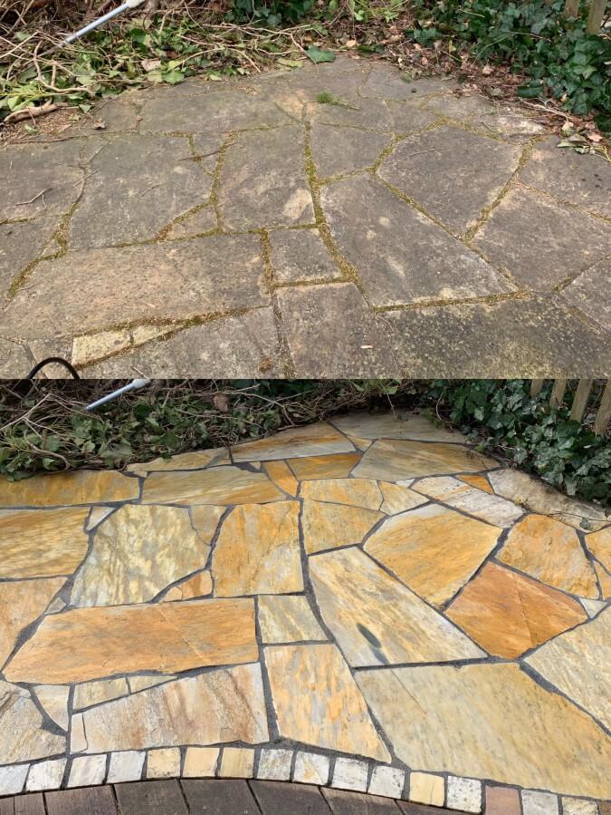 Terrasse reinigen